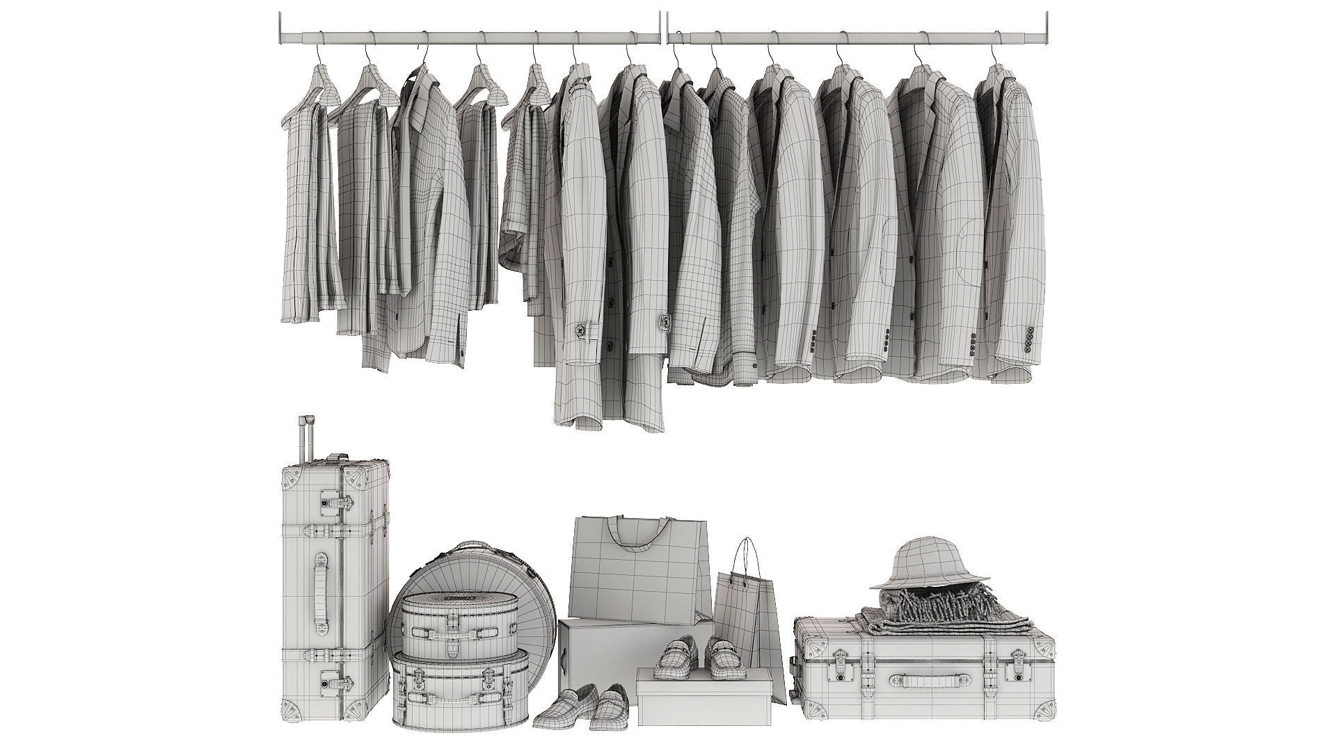 Clothes For Wardrobe 3D model_23