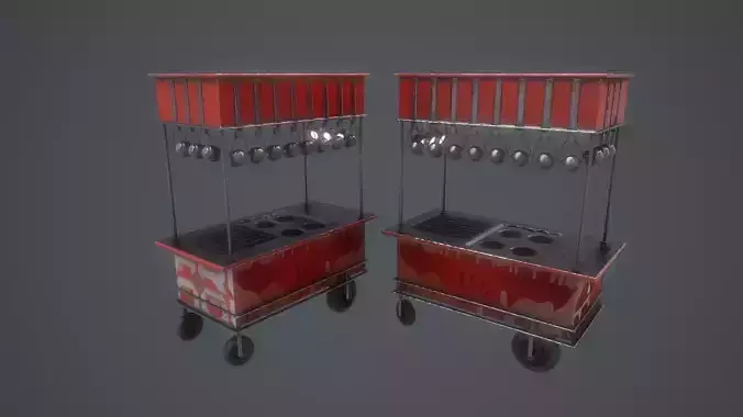 Red Food stand