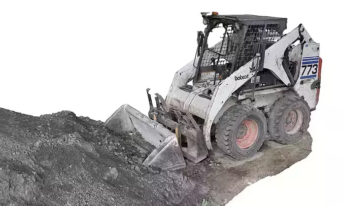 Road works 3D model