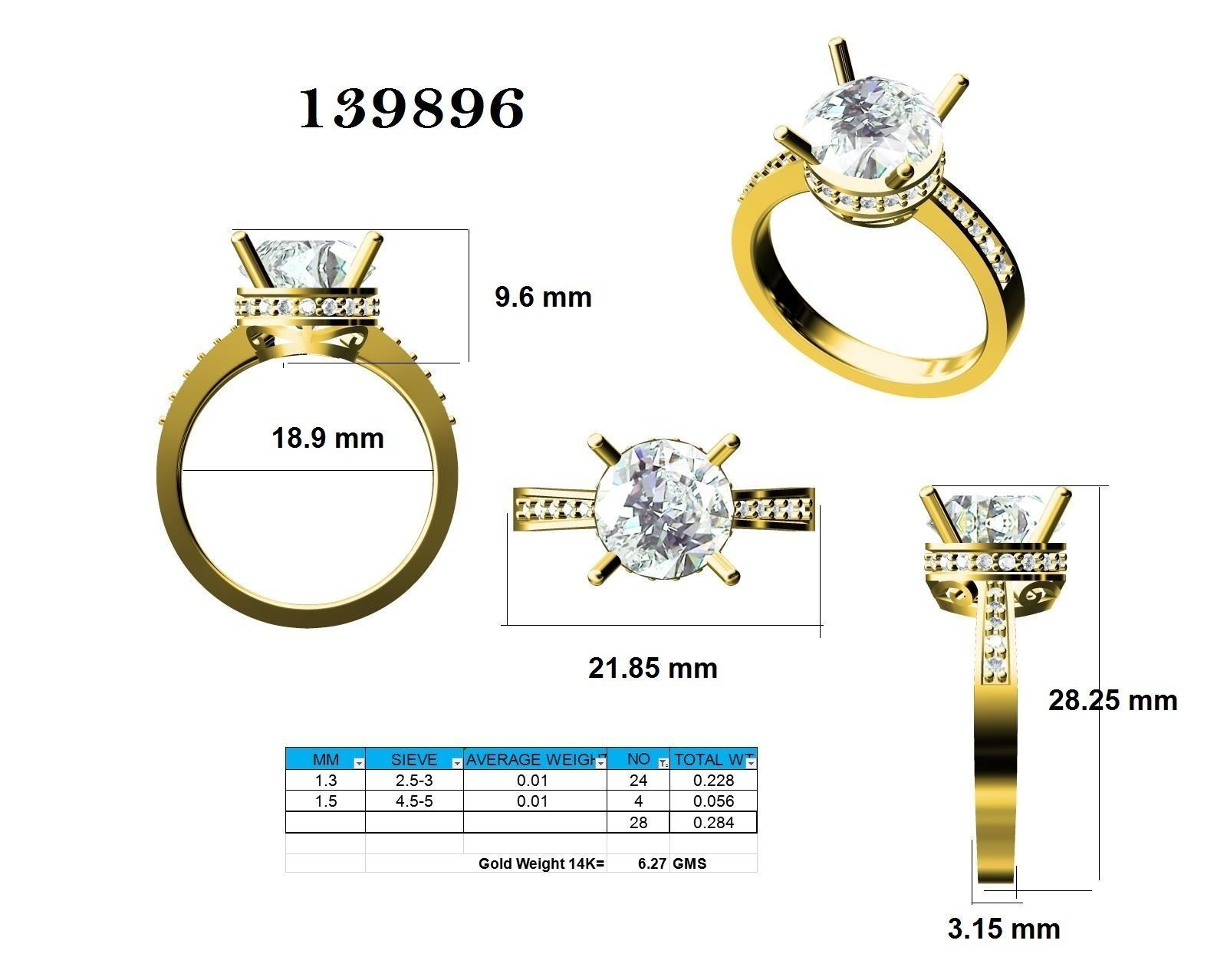 Ring - 139896 3D print model_12