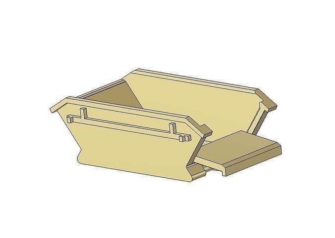 Skip for diorama 3D print model