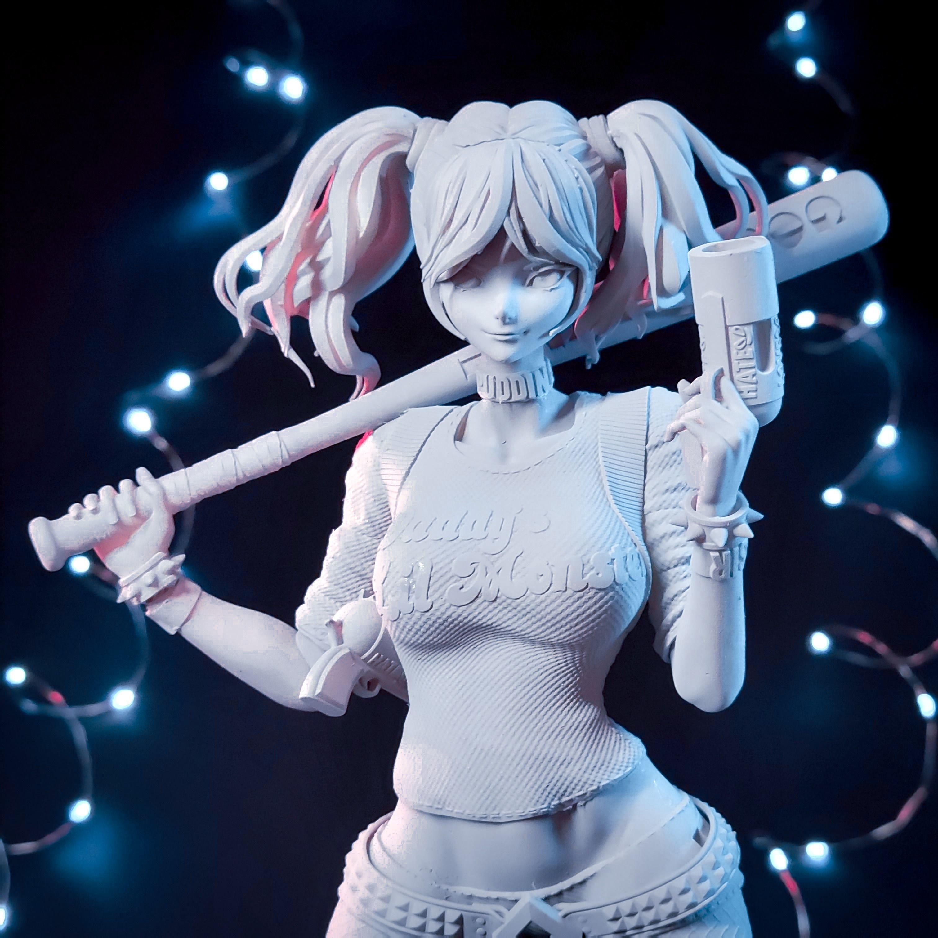 Harley Quinn Suicide Squad Diorama 3D print model_8