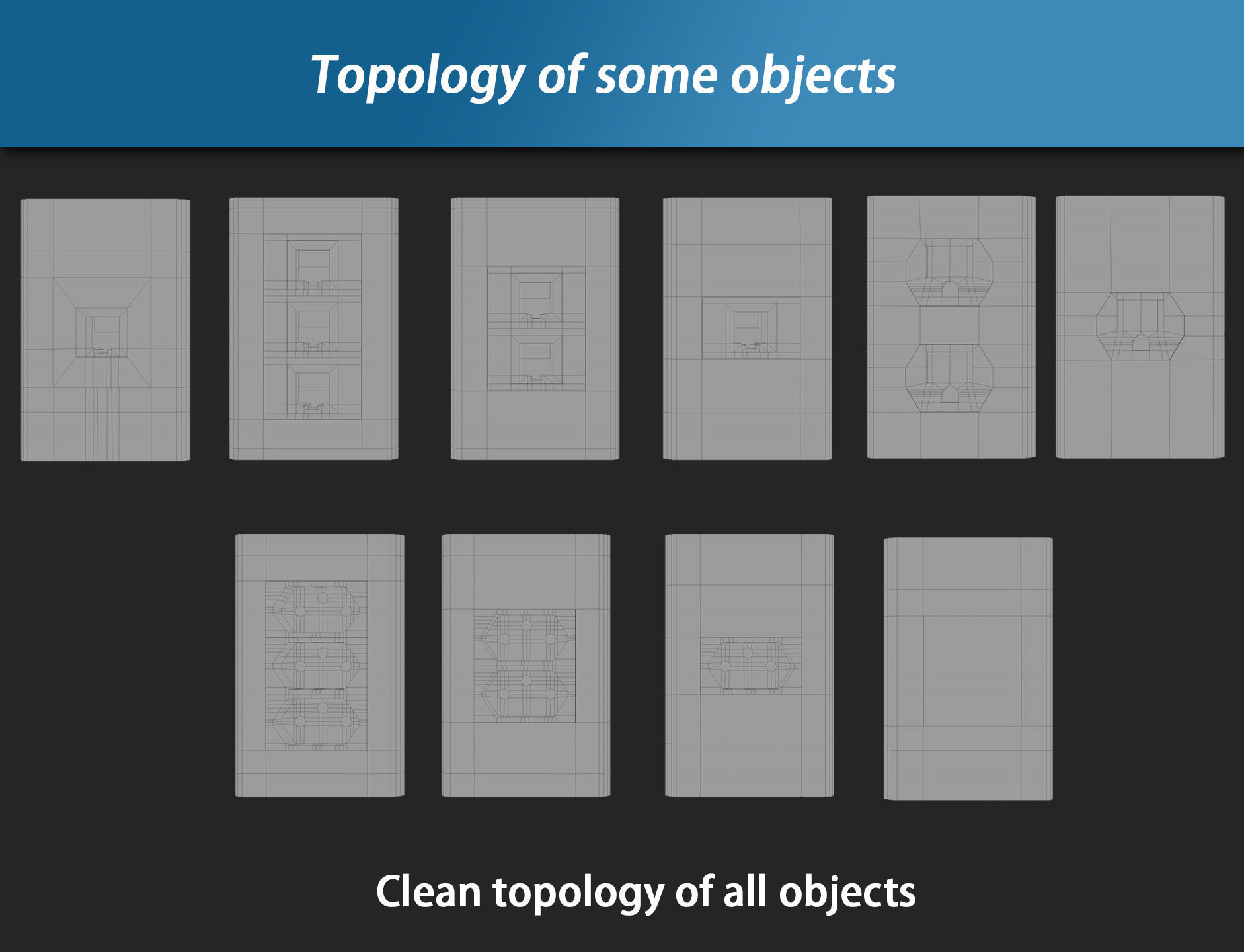 Outlet Pack House Decoration Low-poly 3D model_4