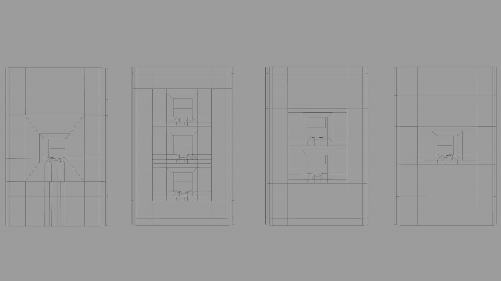 Outlet Pack House Decoration Low-poly 3D model_12