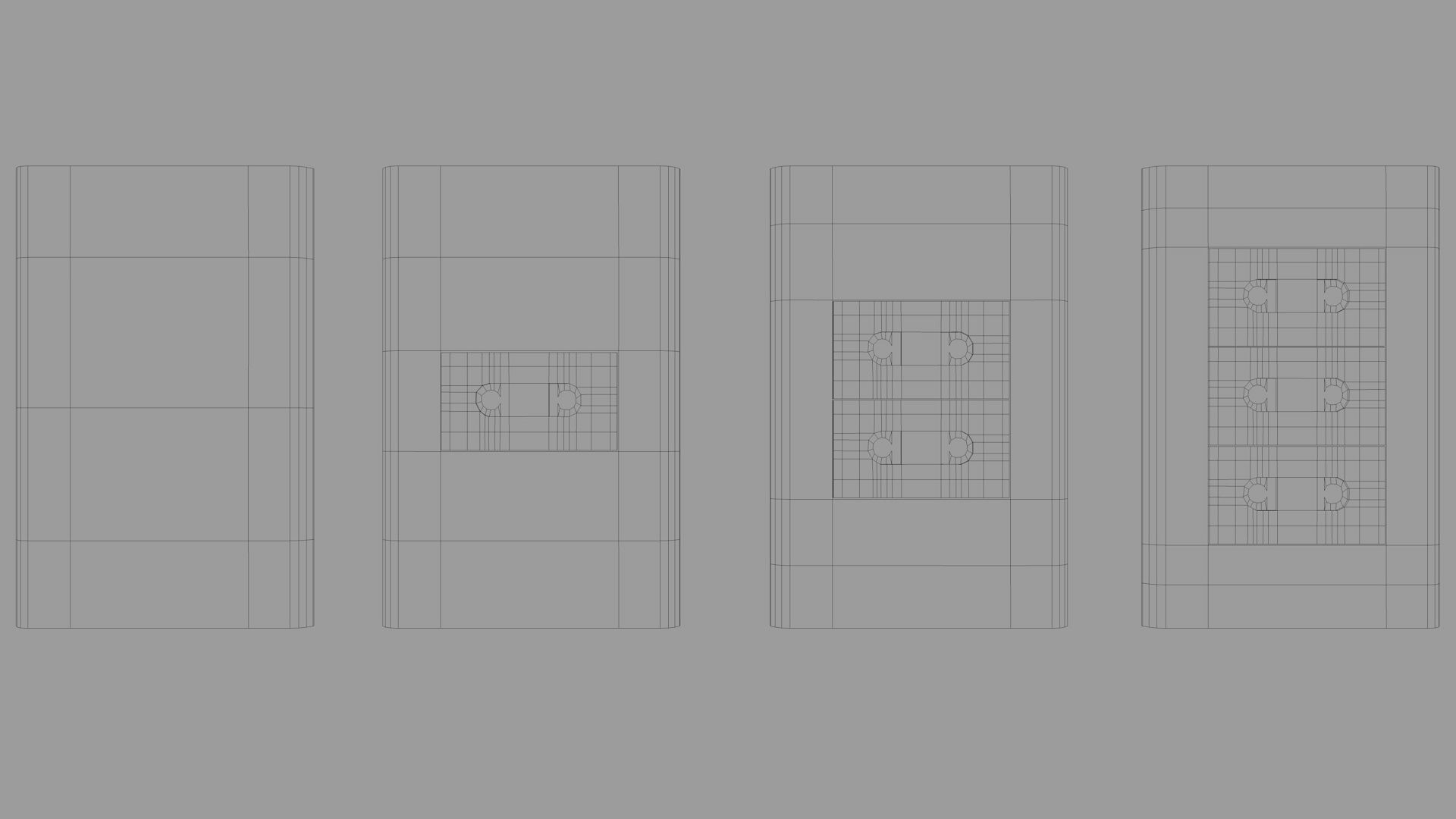 Outlet Pack House Decoration Low-poly 3D model_10