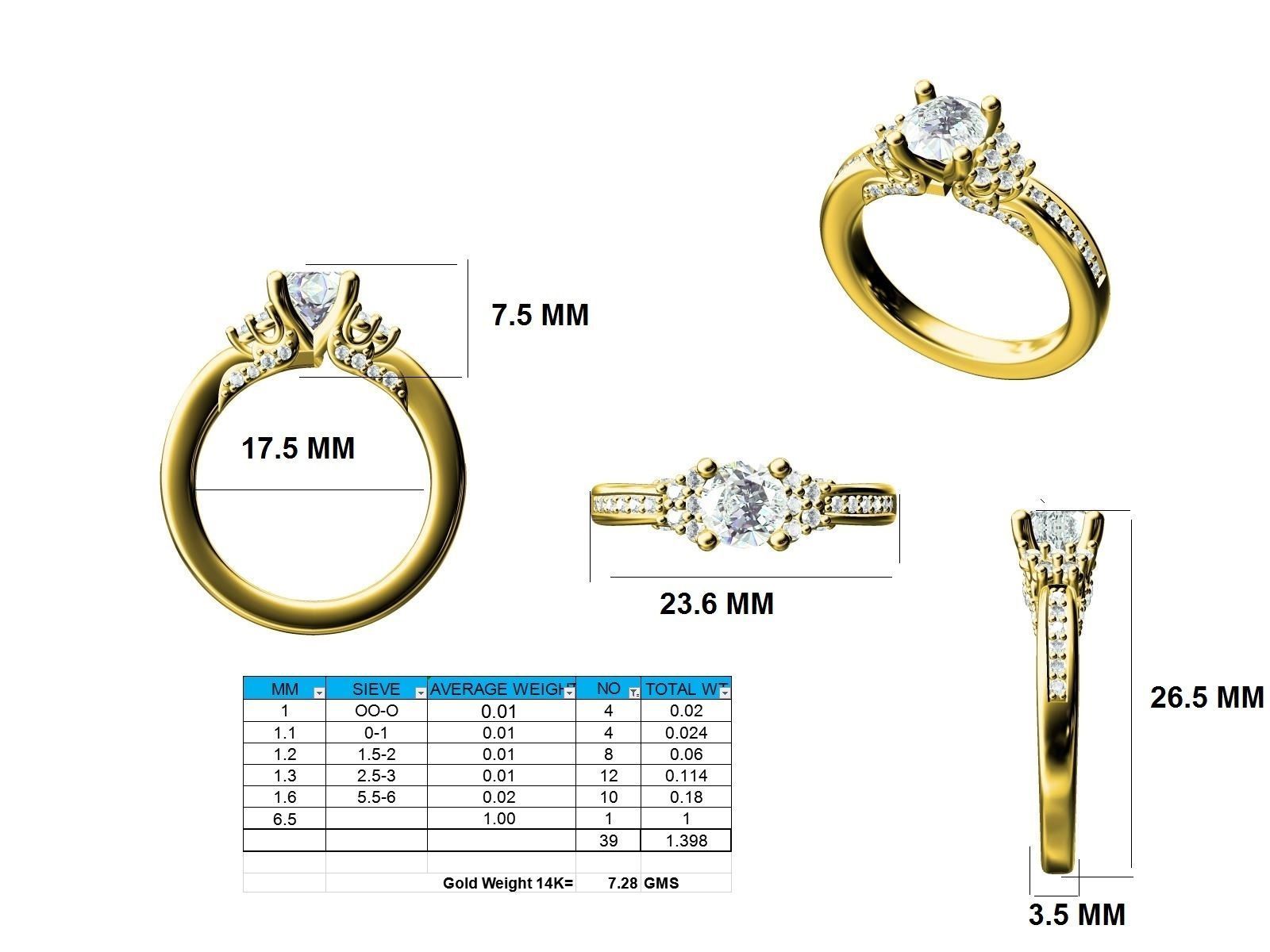 Ring - 139812 3D print model_12