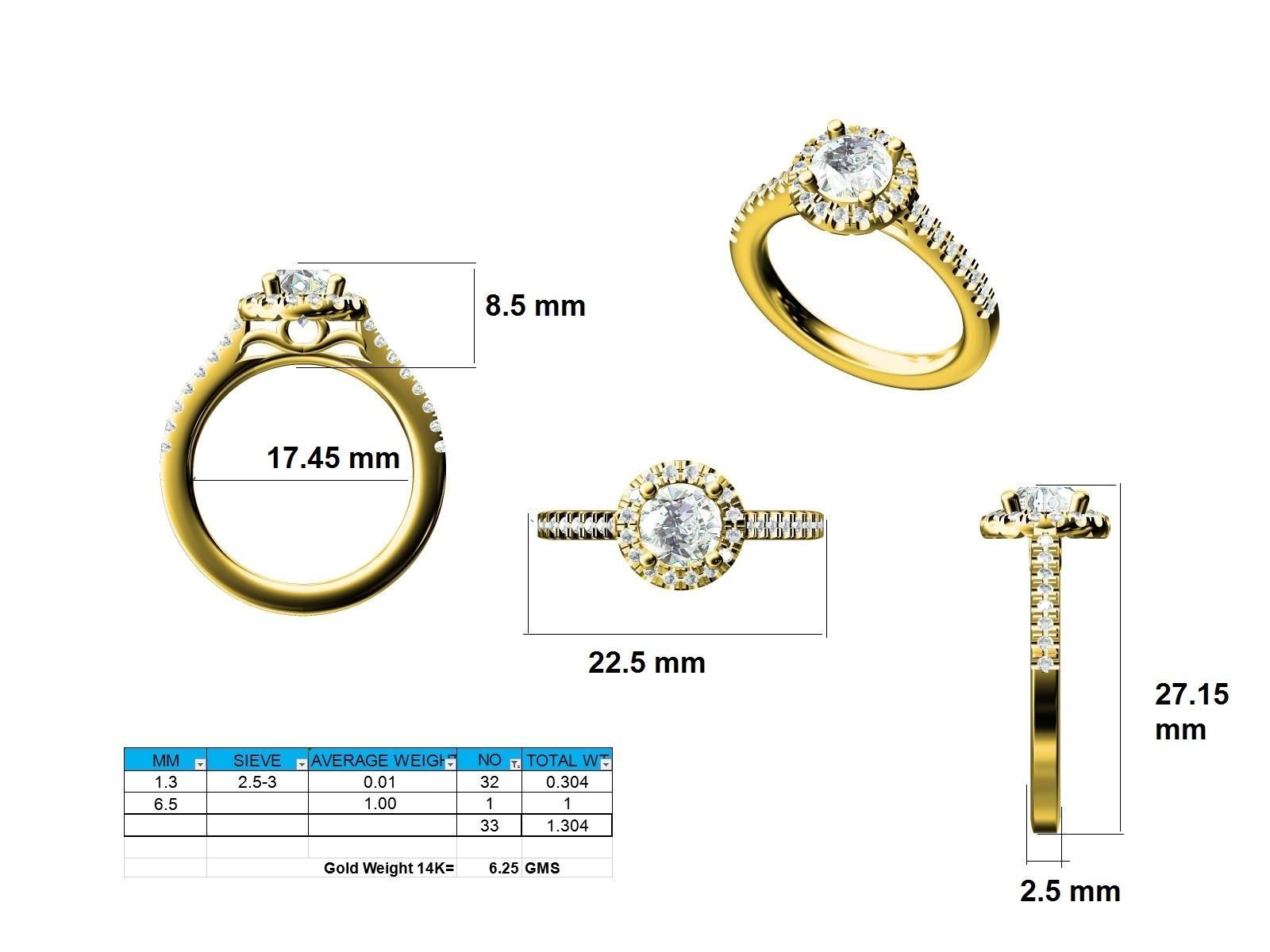 Ring - 139809 3D print model_12