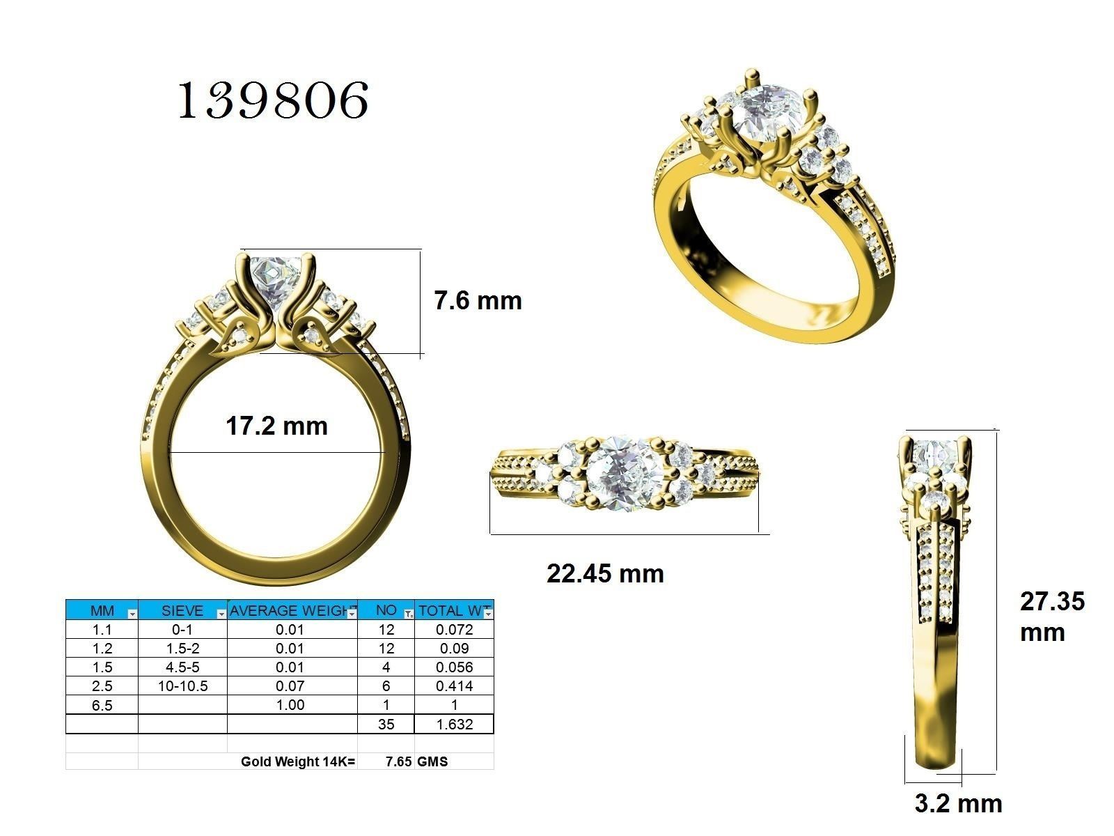 Ring - 139806 3D print model_12