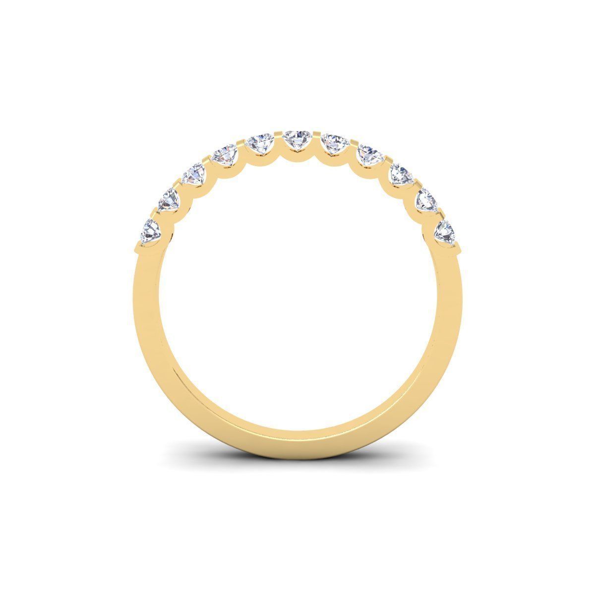 Half Eternity Ring 3d model 3D print model_3