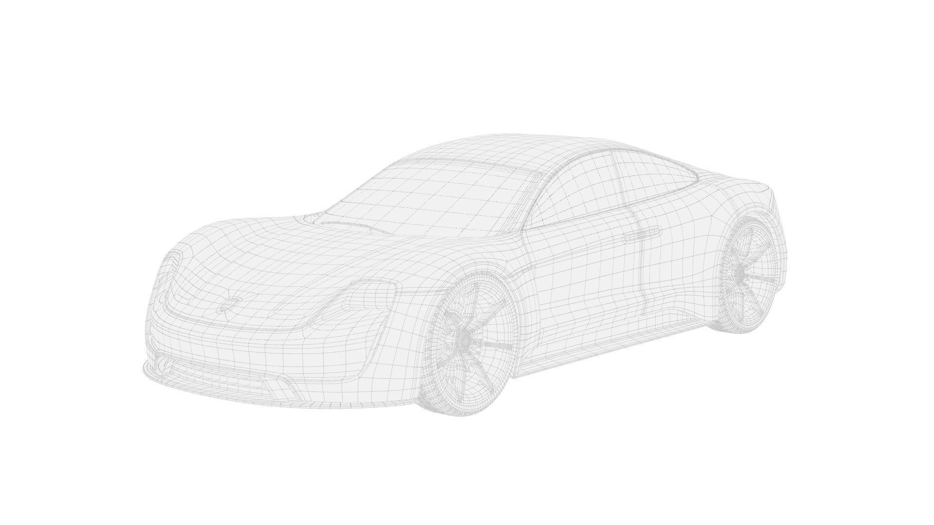 3D Porsche Mission E 3D model_9
