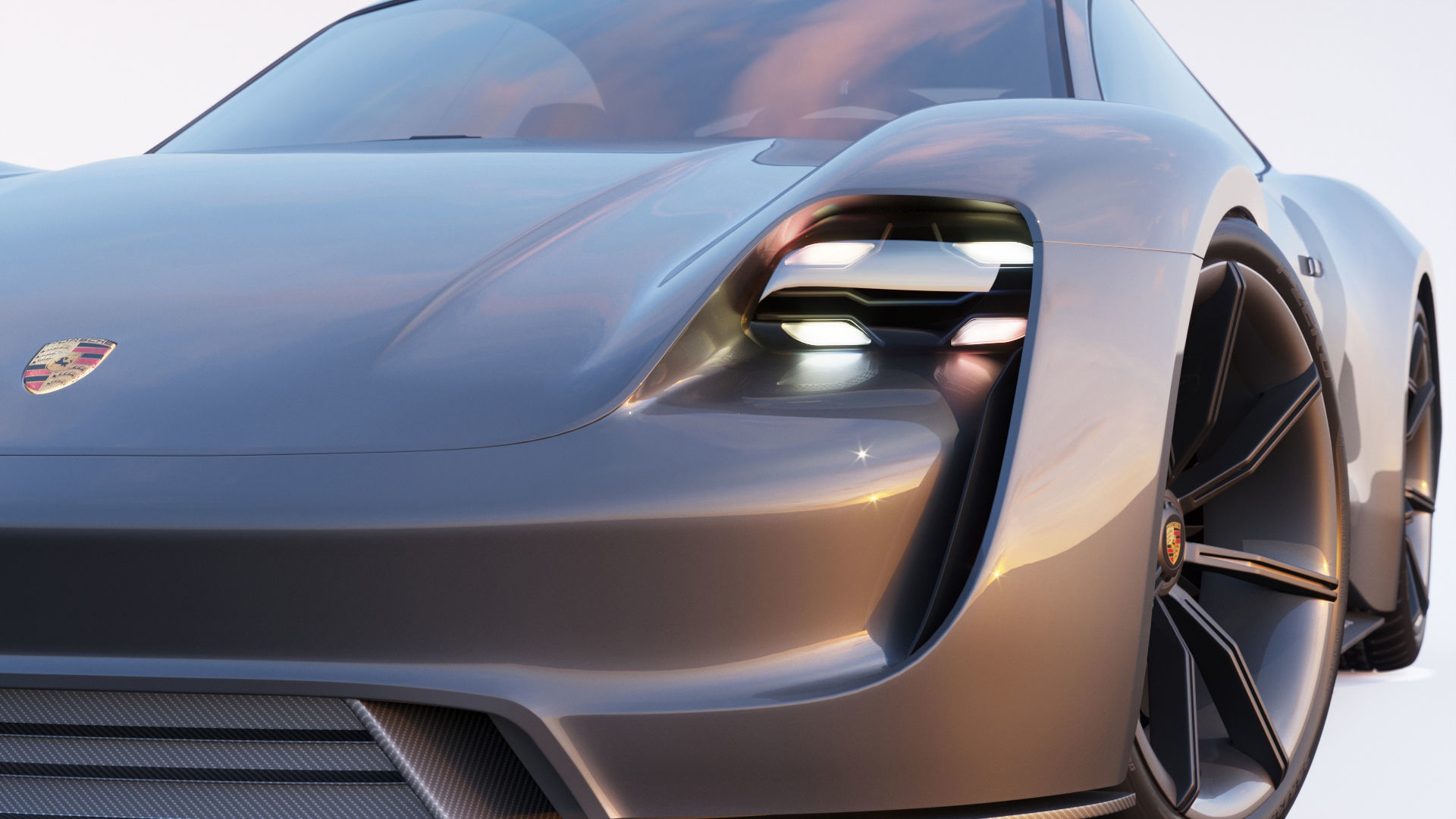 3D Porsche Mission E 3D model_2