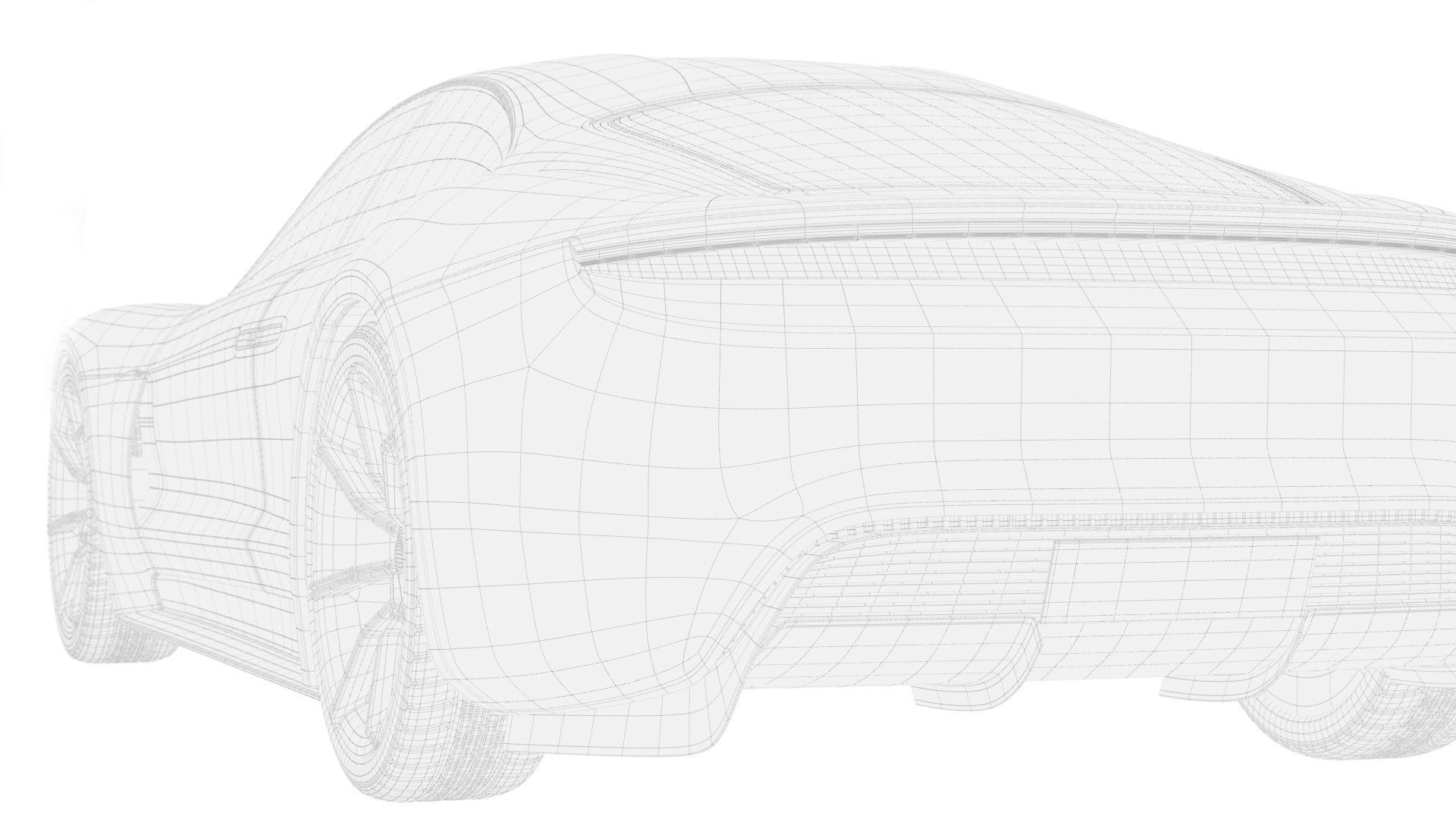 3D Porsche Mission E 3D model_11