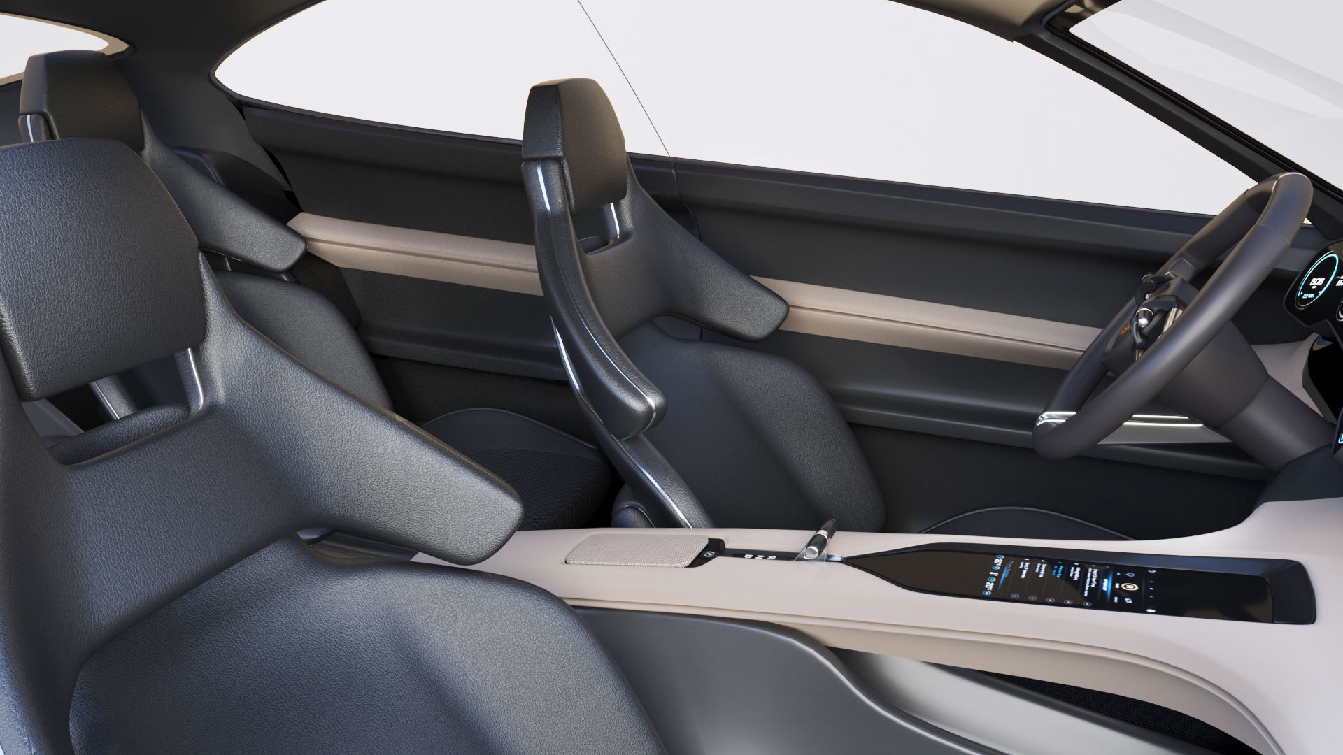 3D Porsche Mission E 3D model_8