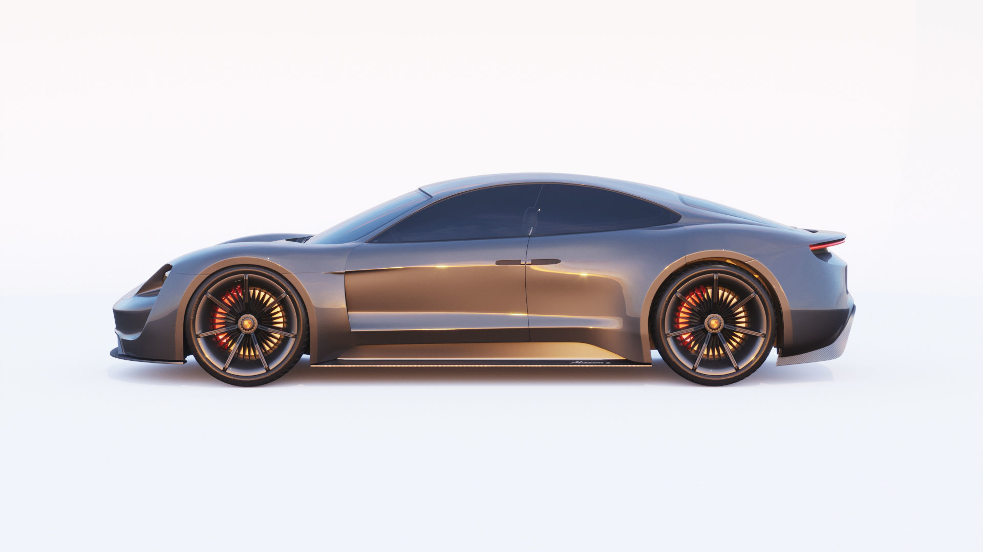 3D Porsche Mission E 3D model_6