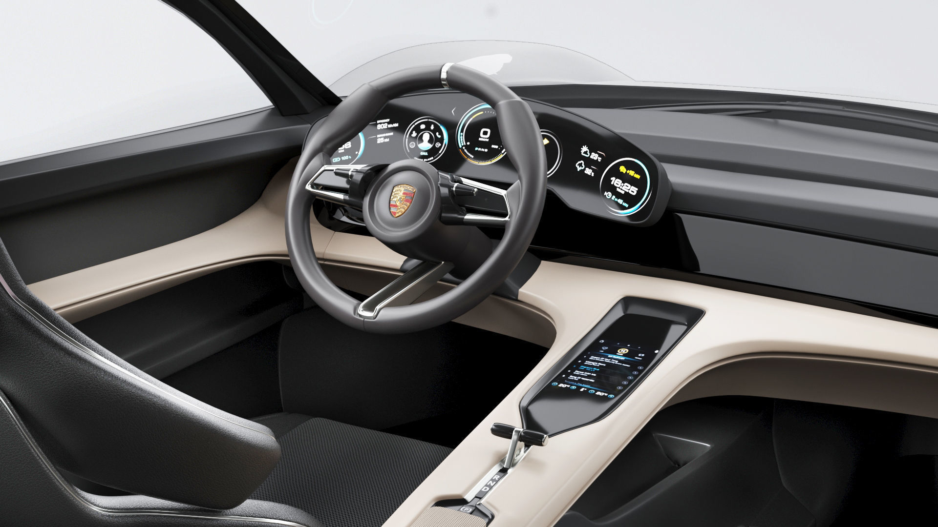 3D Porsche Mission E 3D model_7
