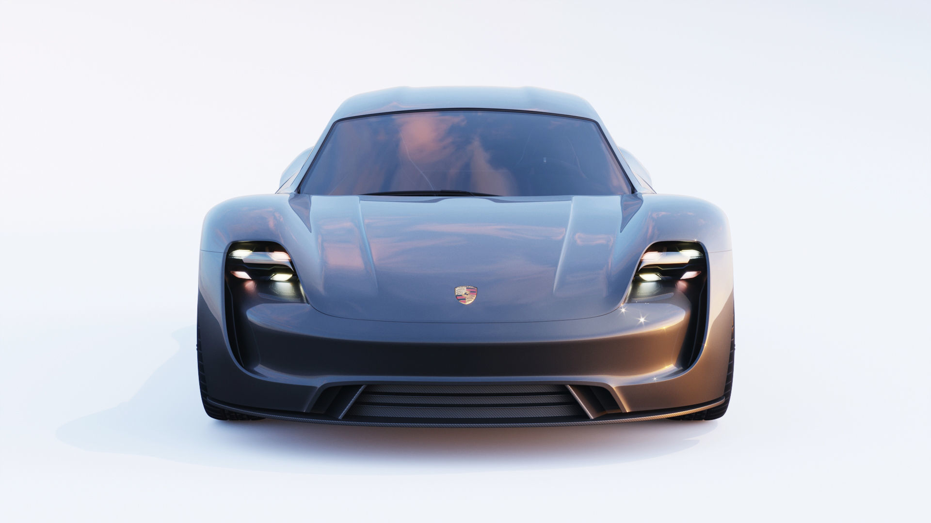 3D Porsche Mission E 3D model_5
