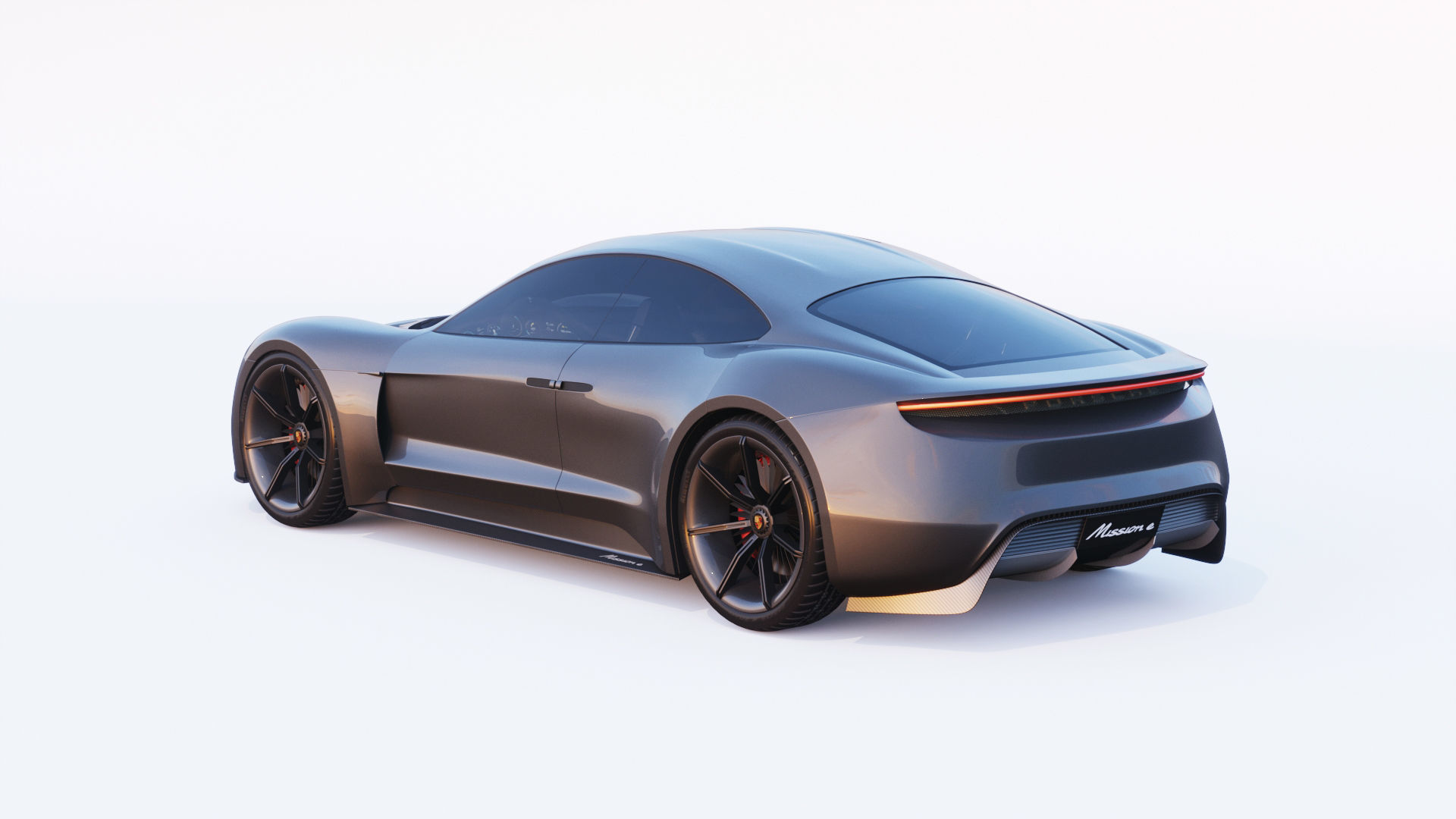 3D Porsche Mission E 3D model_1