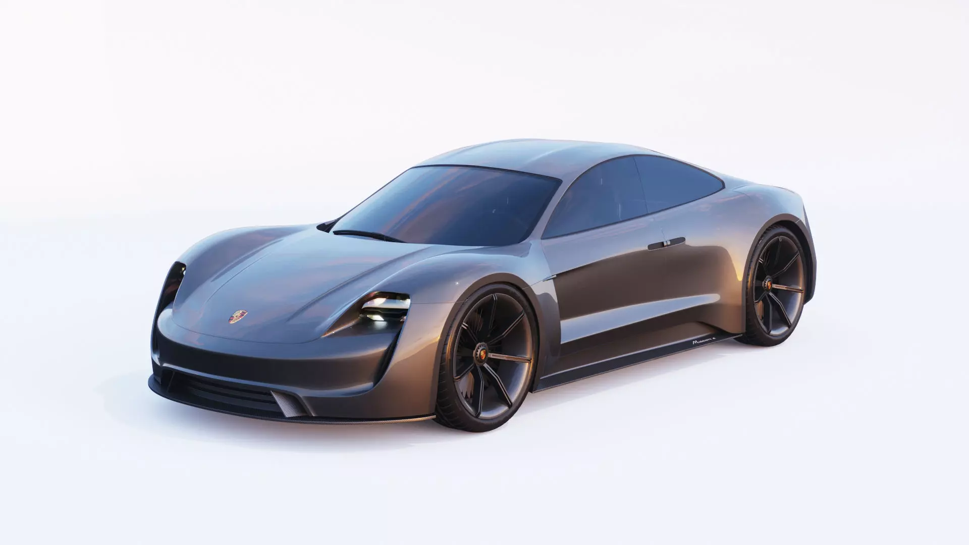 3D Porsche Mission E 3D model_0