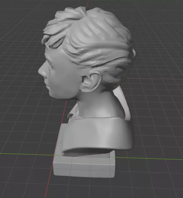 Audrey Hepburn 3D print model_1