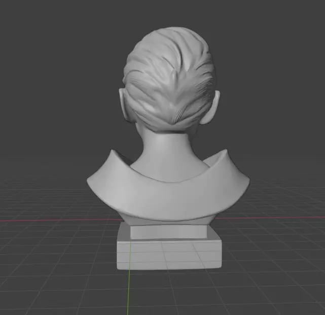 Audrey Hepburn 3D print model_25