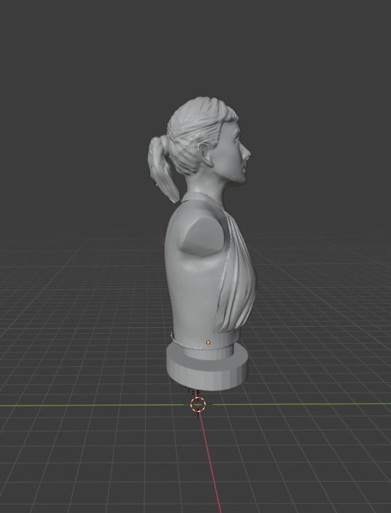 Audrey Hepburn 3D print model_22
