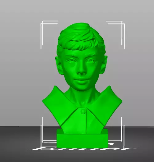 Audrey Hepburn 3D print model_17