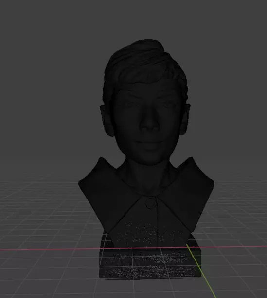 Audrey Hepburn 3D print model_16