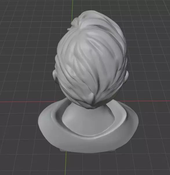 Audrey Hepburn 3D print model_26