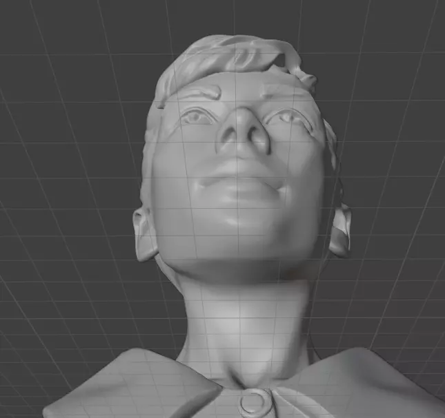 Audrey Hepburn 3D print model_15