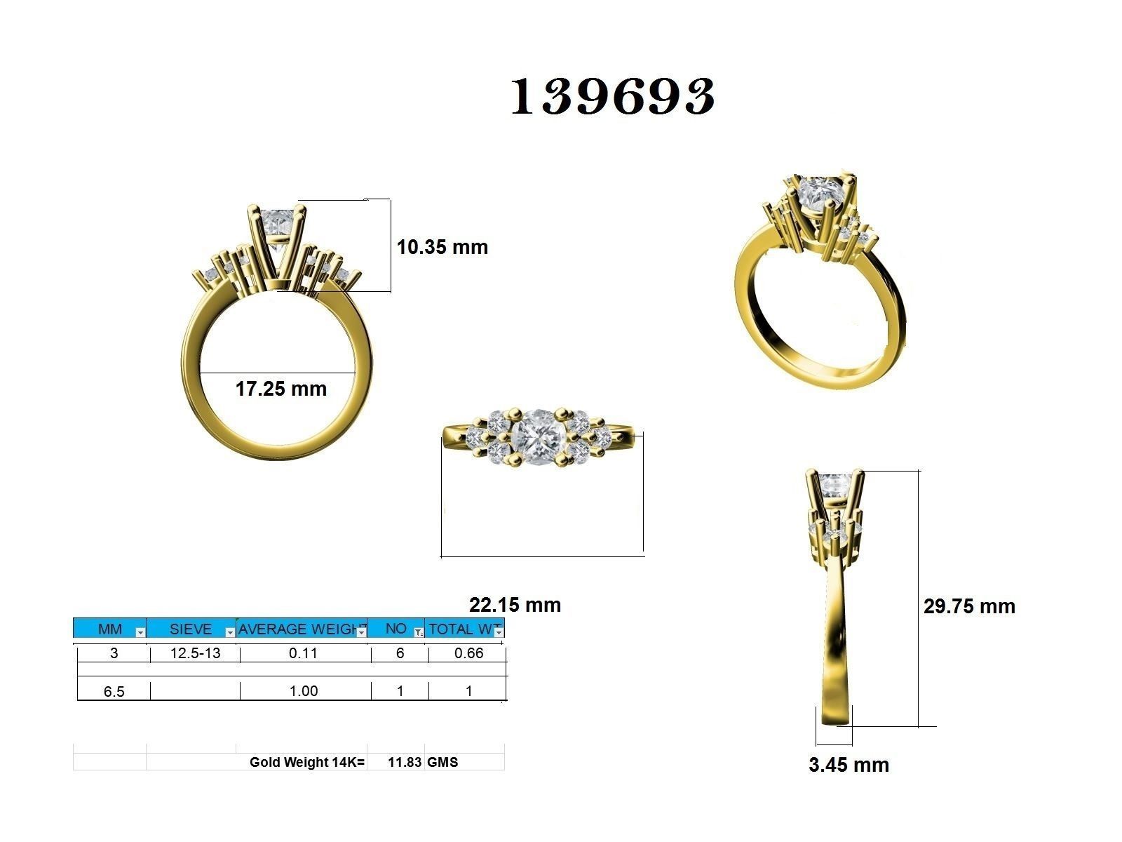 Ring - 139693 3D print model_12