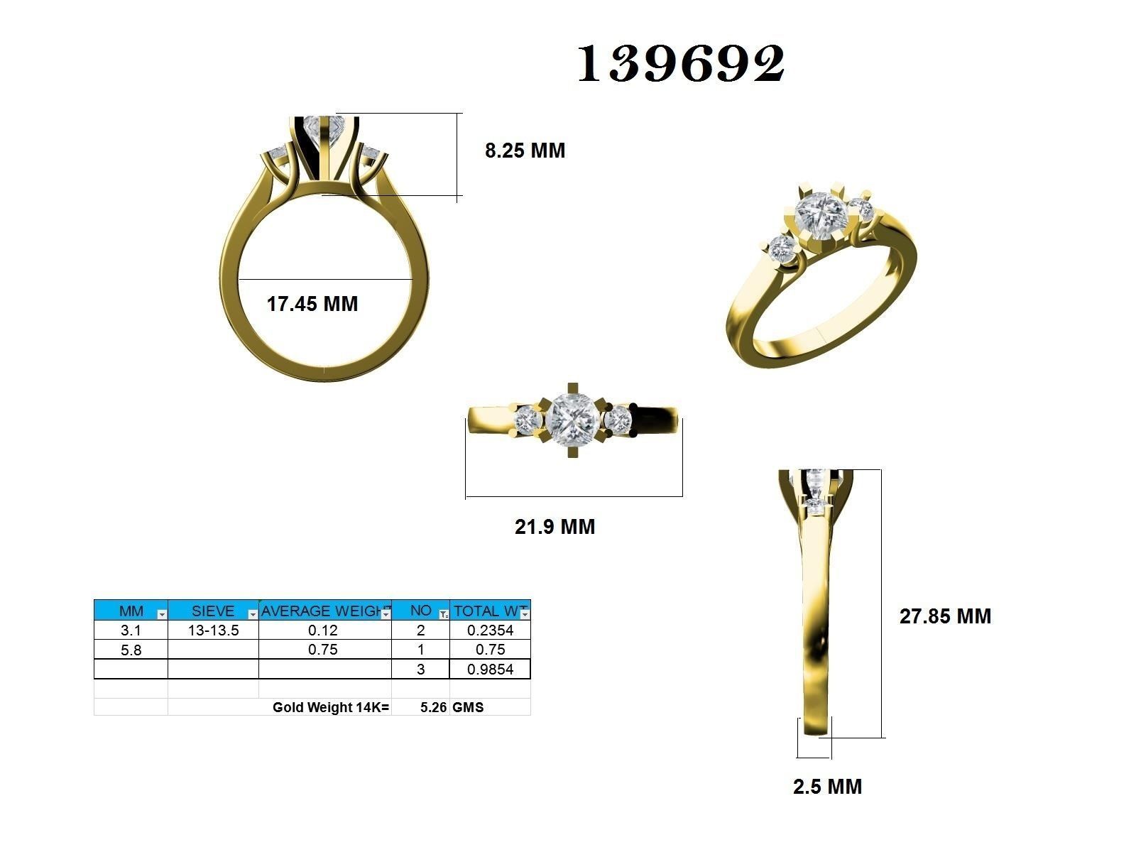 Ring - 139692 3D print model_12