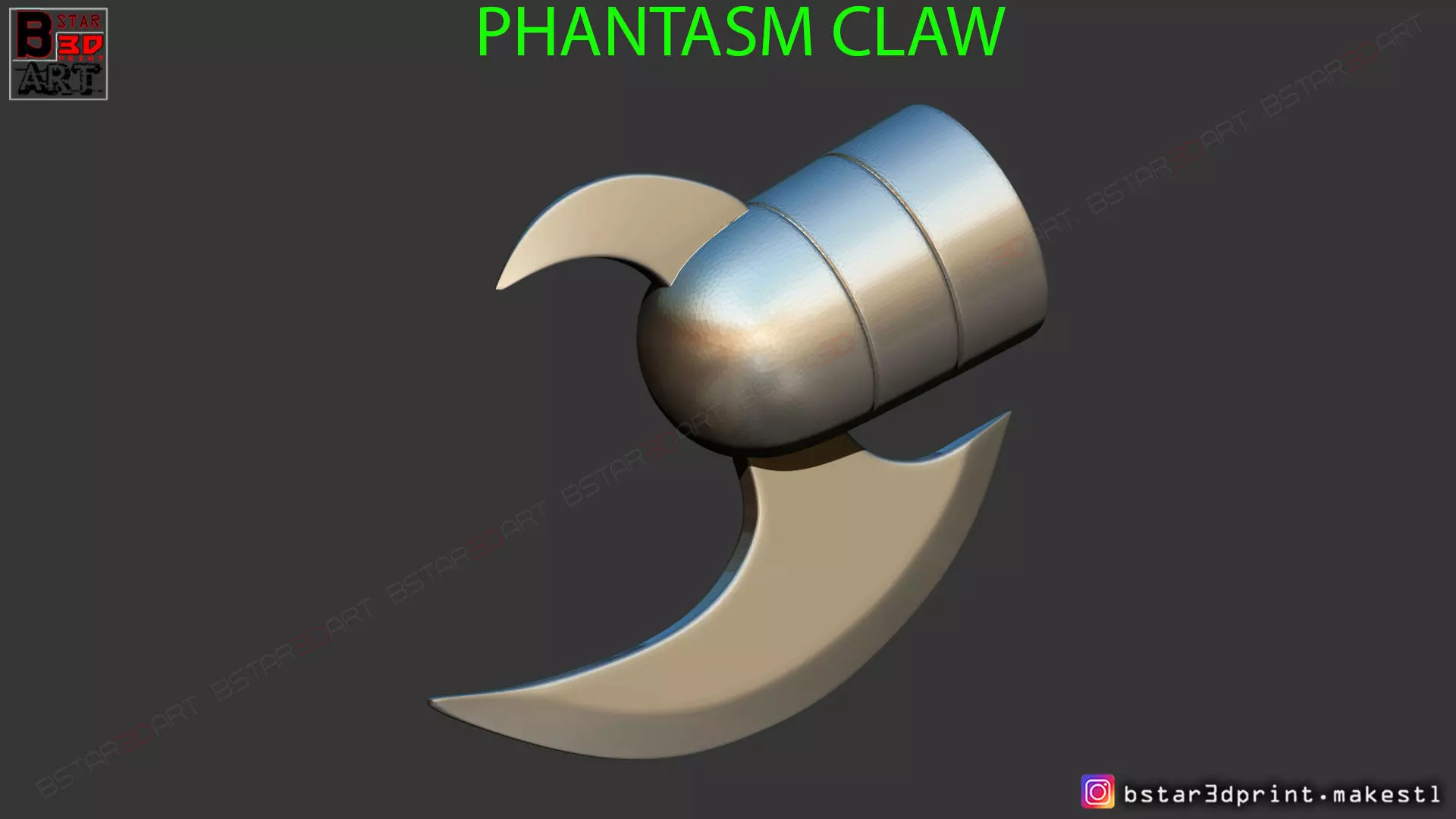 Phantasm Claw Weapon - Phantasm Batman Cosplay  3D print model_0