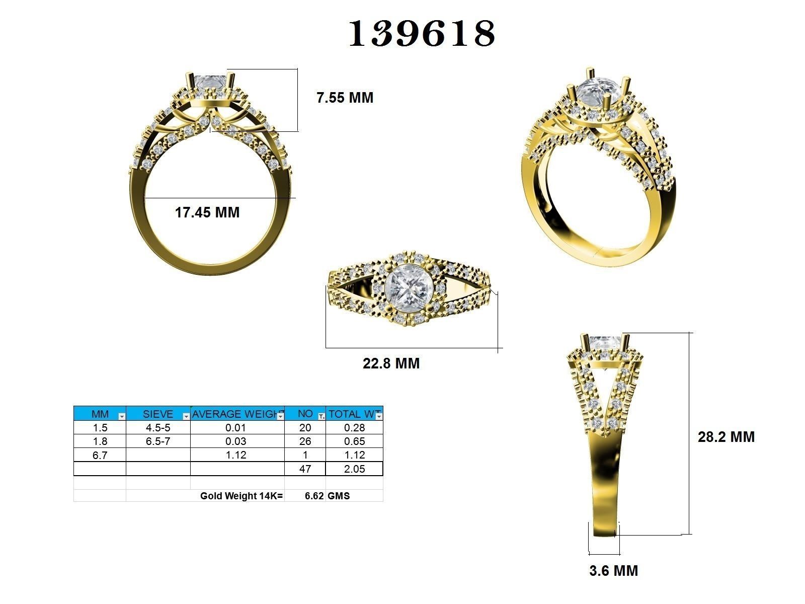 Ring - 139618 3D print model_12