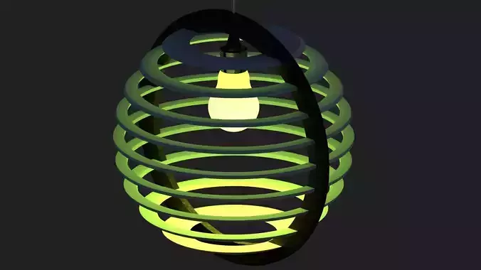 Lamp shade 3D print model 3D