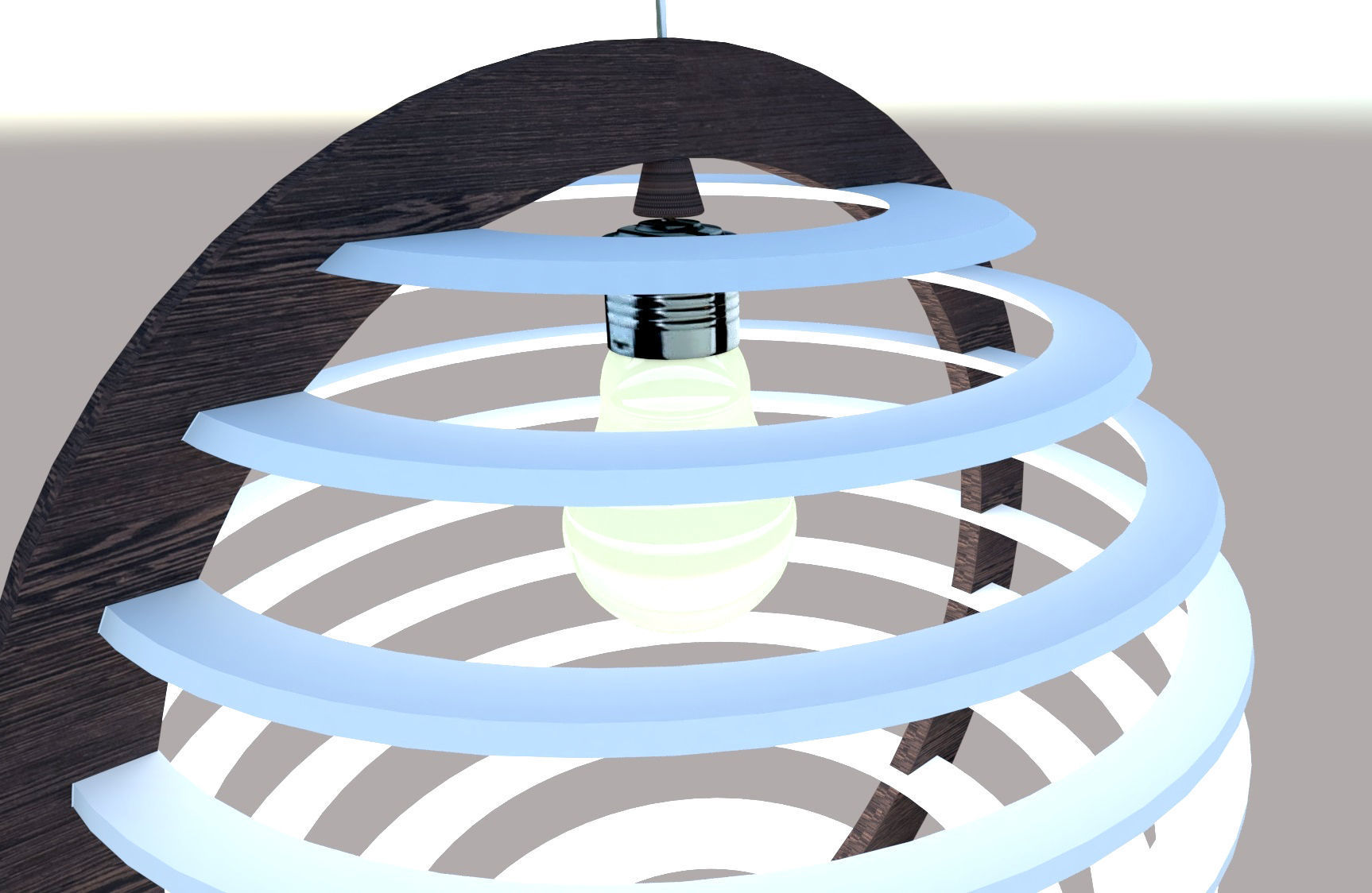 Lamp shade 3D print model 3D 3D model_6