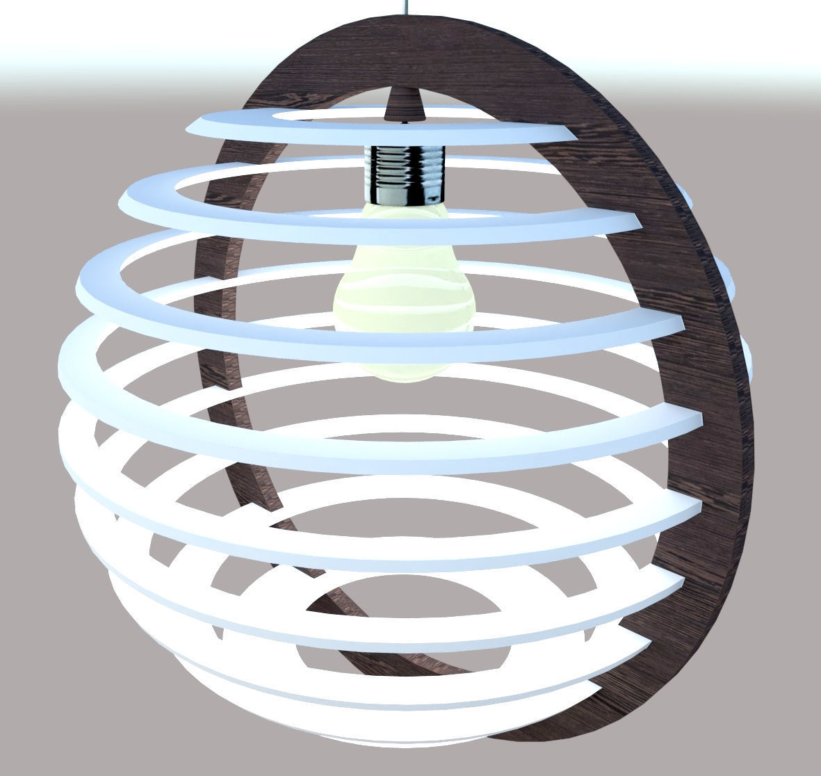 Lamp shade 3D print model 3D 3D model_3