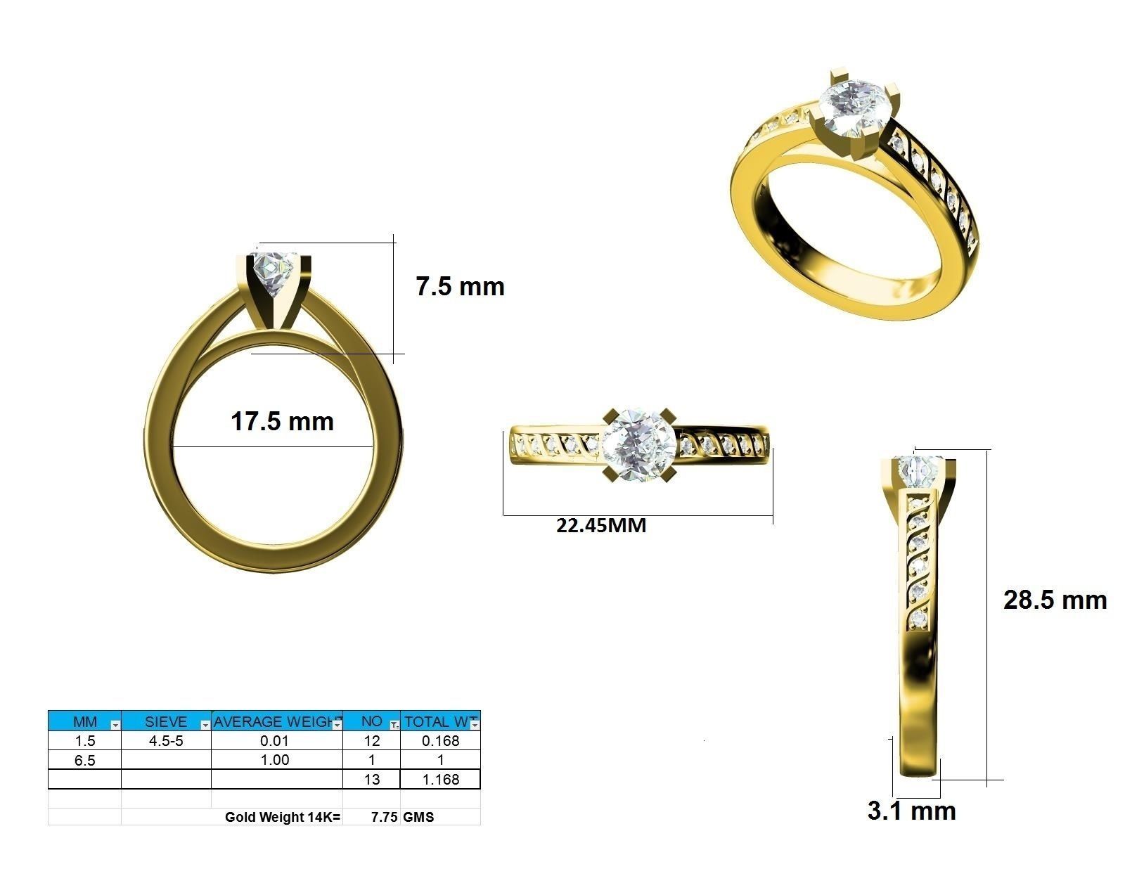 Ring - 138195 3D print model_12