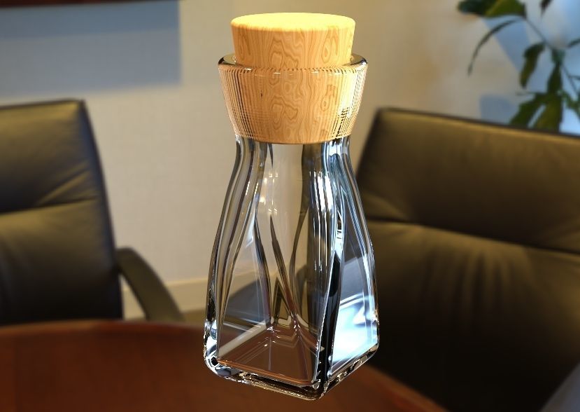 Herb Bottle 3D print model_4