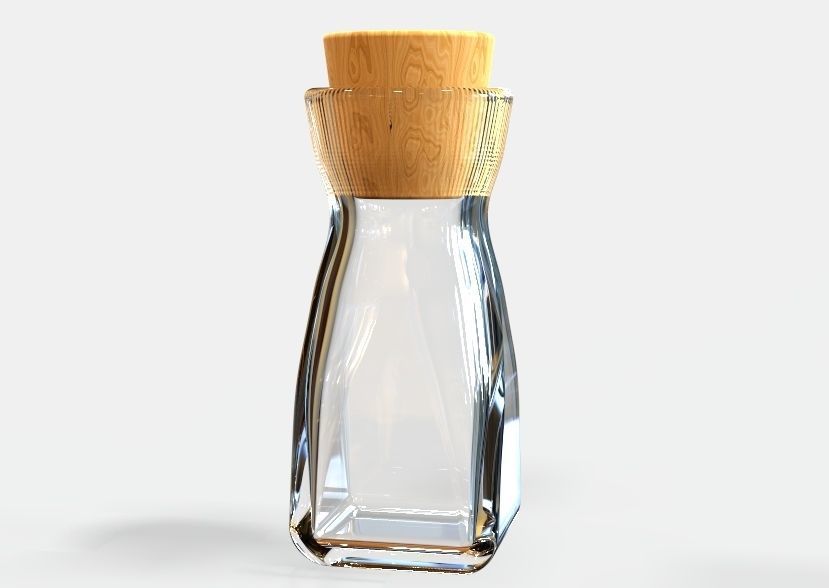 Herb Bottle 3D print model_7