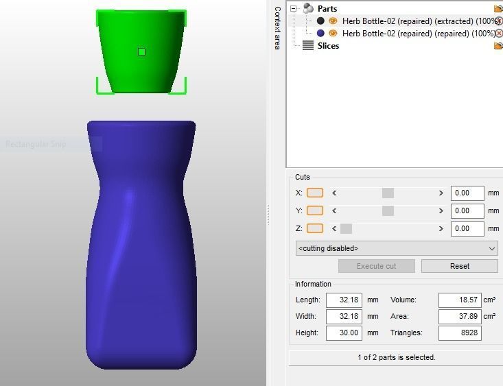 Herb Bottle 3D print model_31
