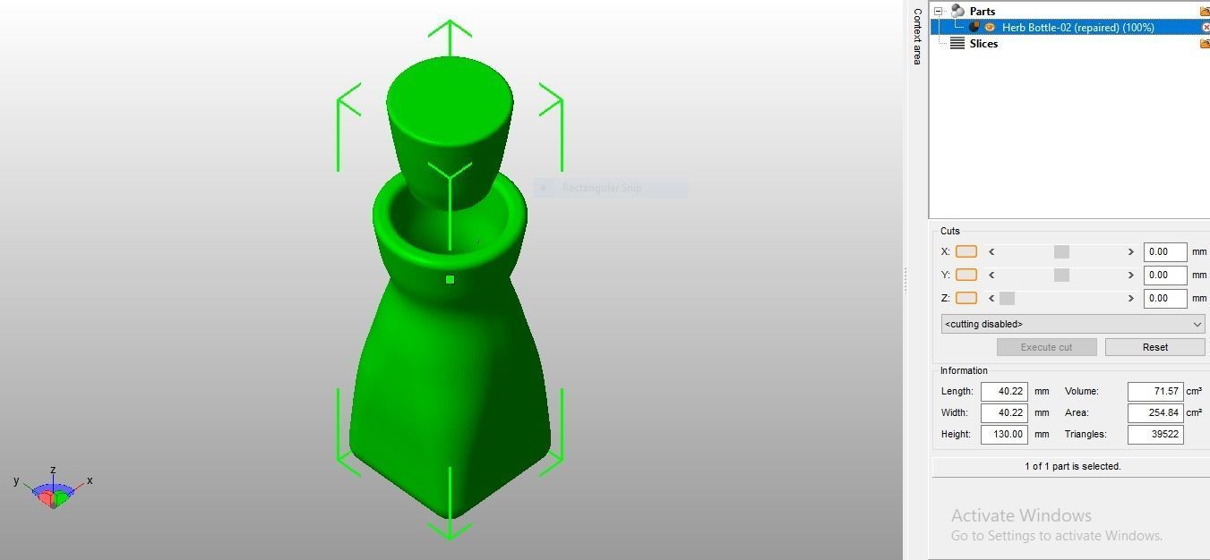 Herb Bottle 3D print model_28