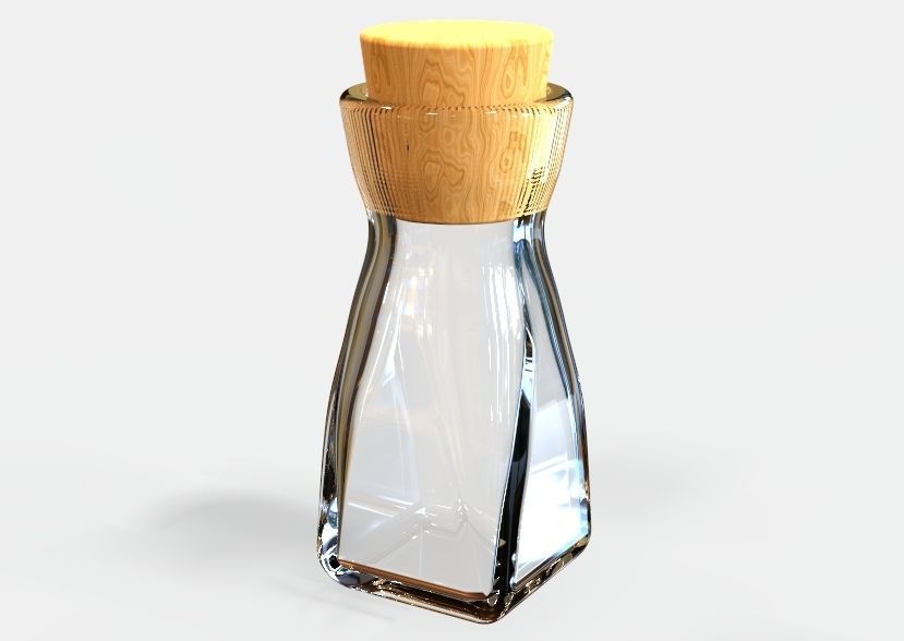 Herb Bottle 3D print model_6