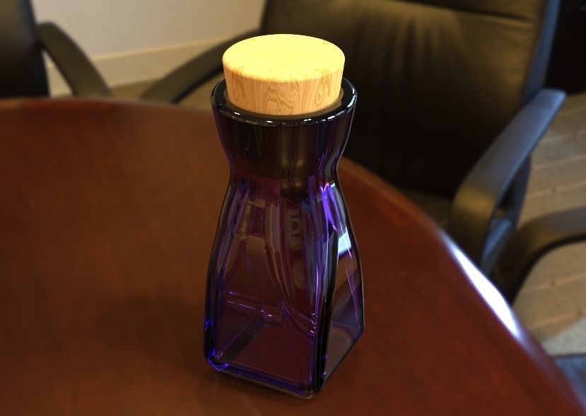 Herb Bottle 3D print model_16