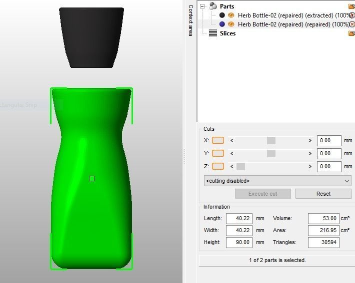 Herb Bottle 3D print model_30
