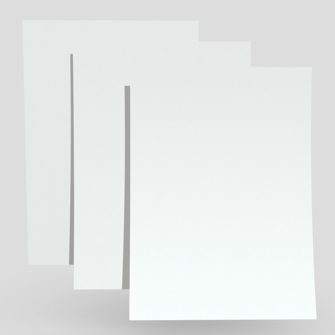 CC0 - Paper Free low-poly 3D model_3