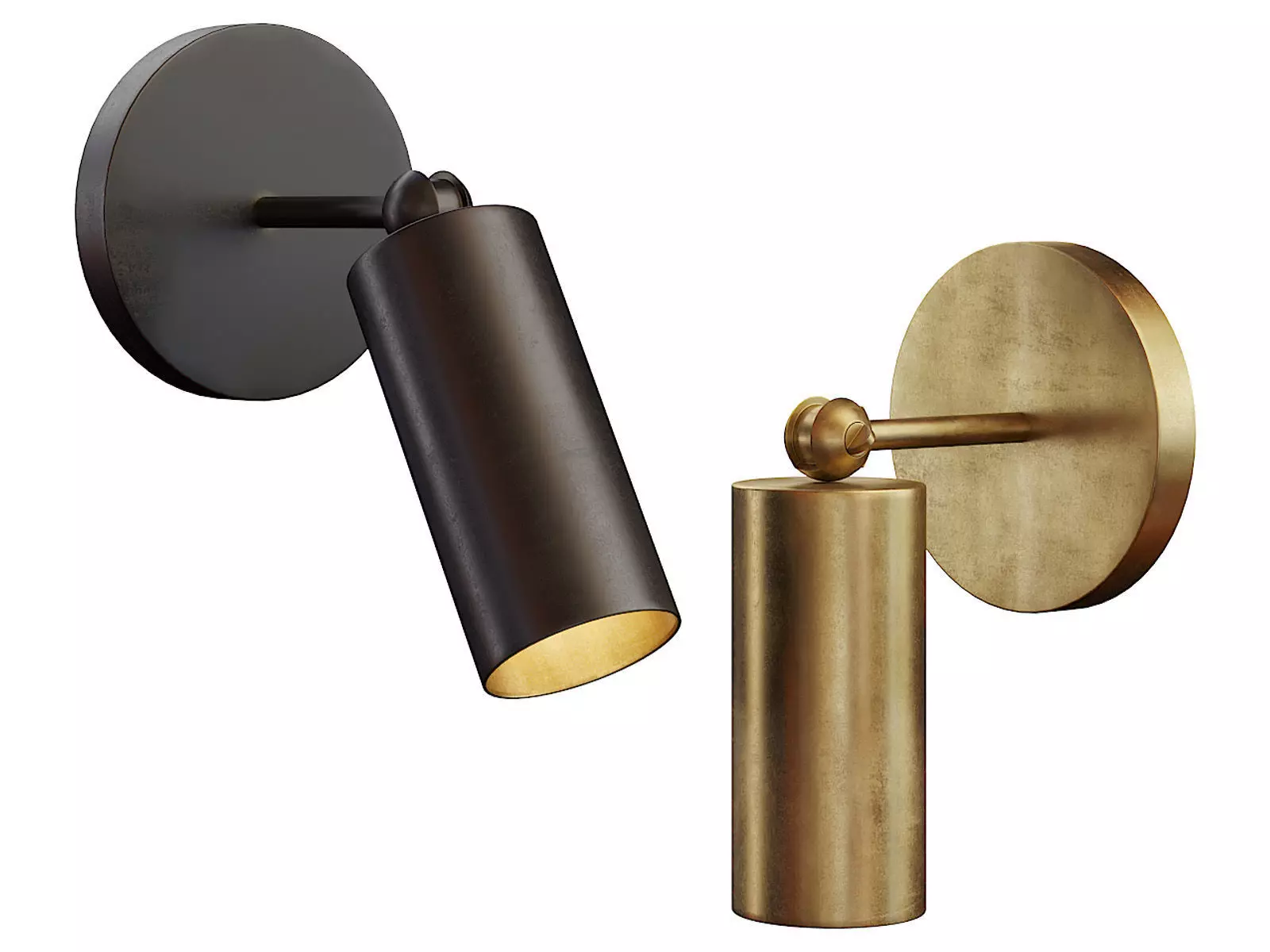 BRA CYLINDER SCONCE Designed by Apparatus Studio 3D model_0