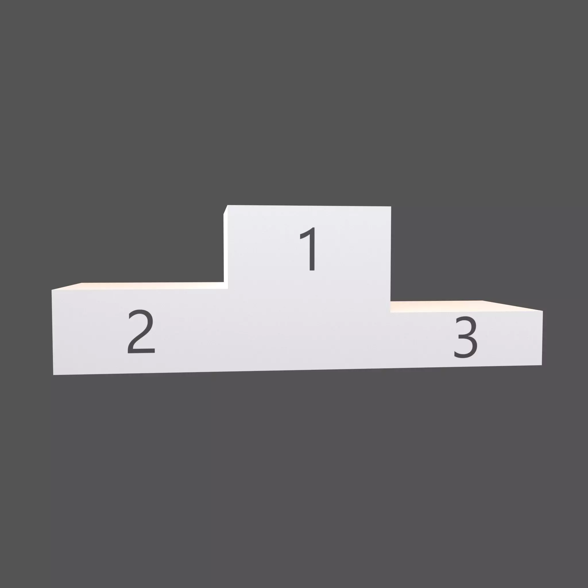 Podium v1 001 Low-poly 3D model_0