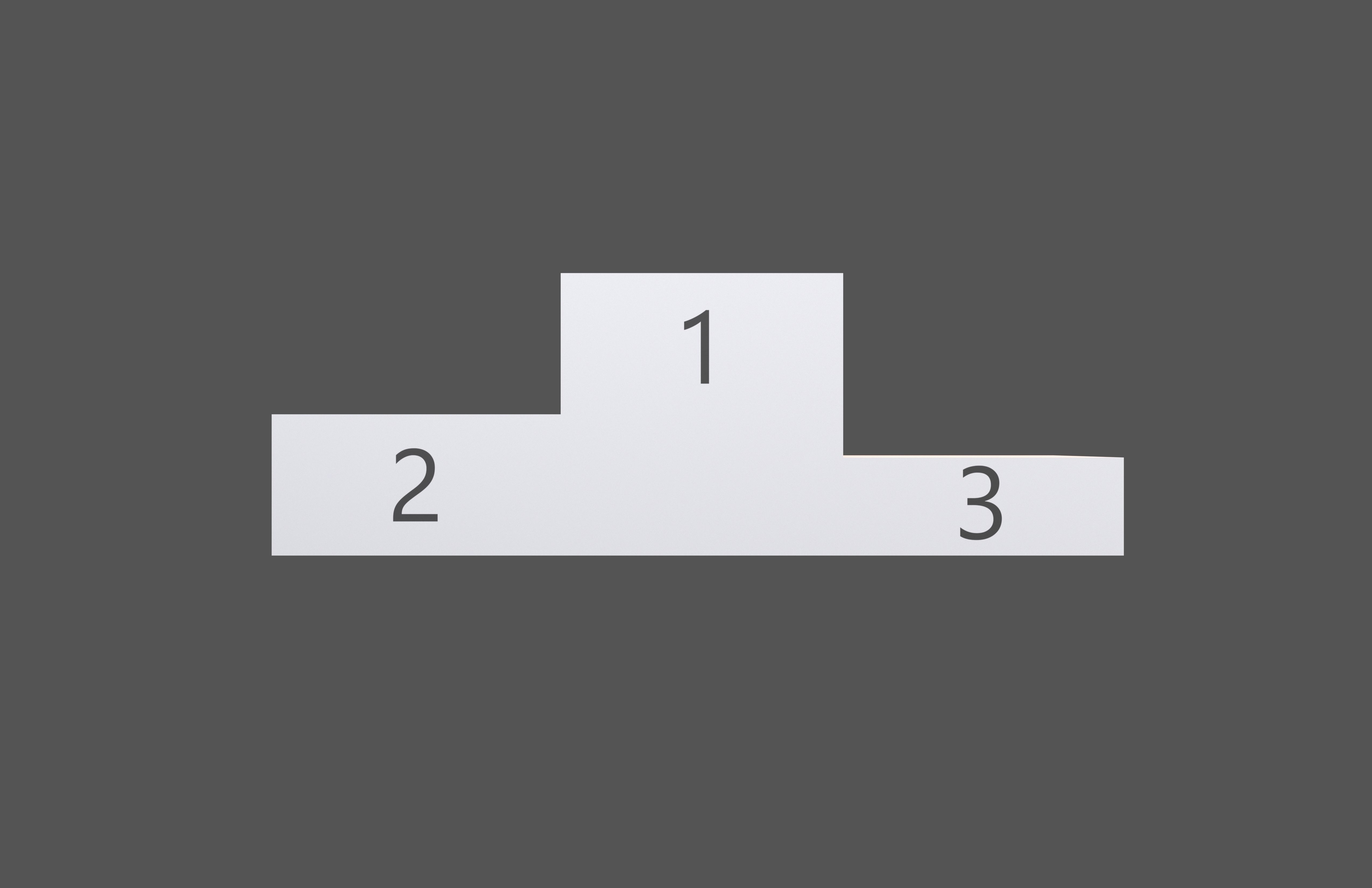 Podium v1 001 Low-poly 3D model_2