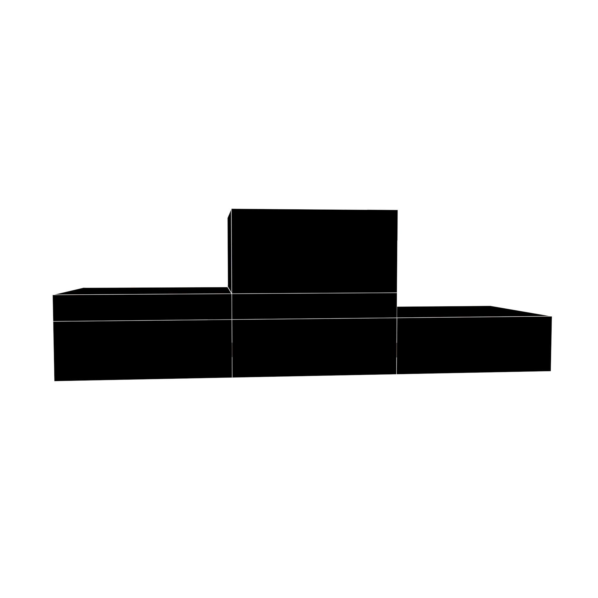 Podium v1 001 Low-poly 3D model_6