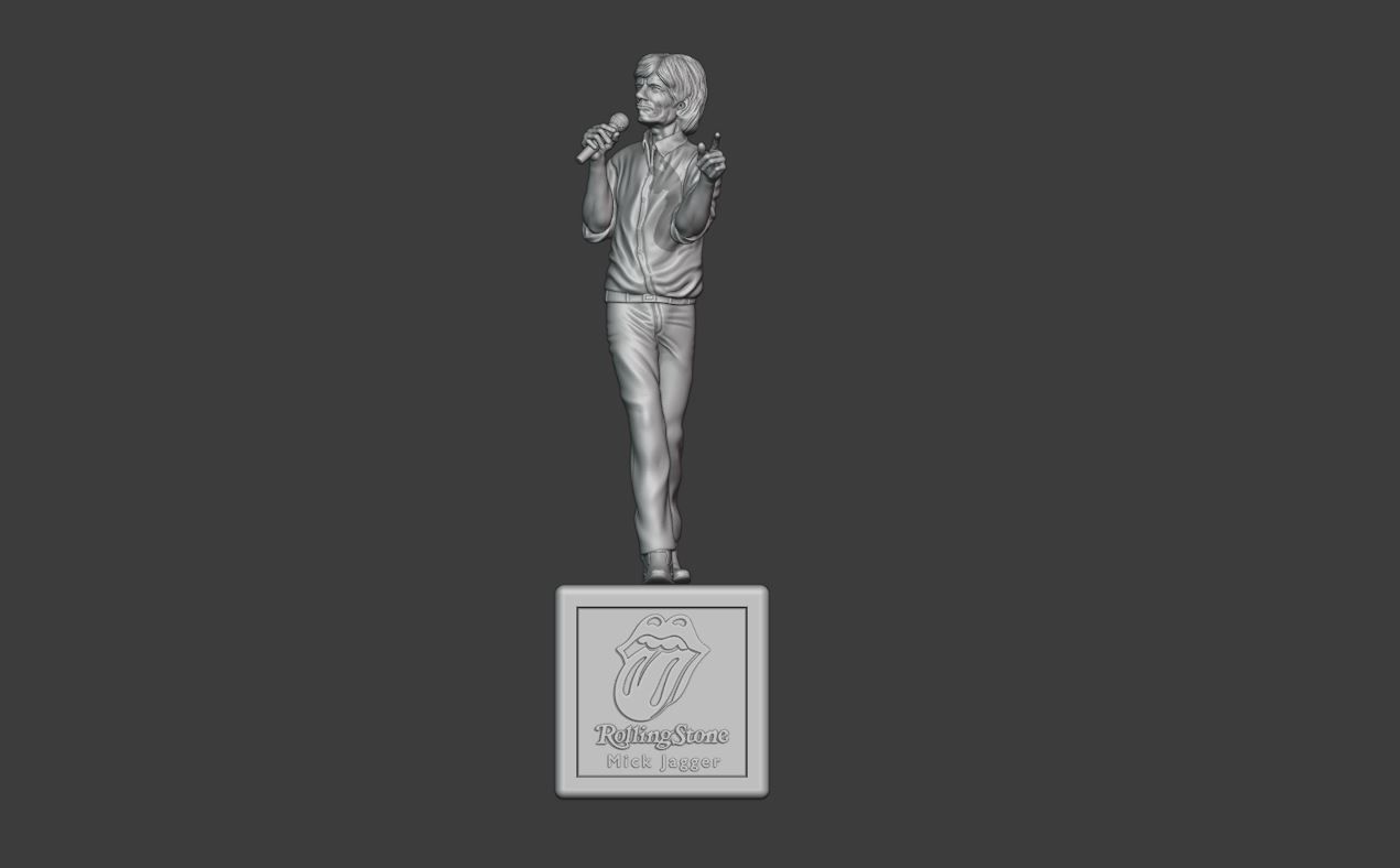 THE ROLLING STONES MICK JAGGER - 3DPRINTING 3D print model_17